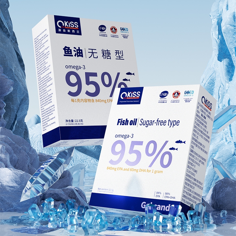 鱼油凝胶糖果 | 无糖型